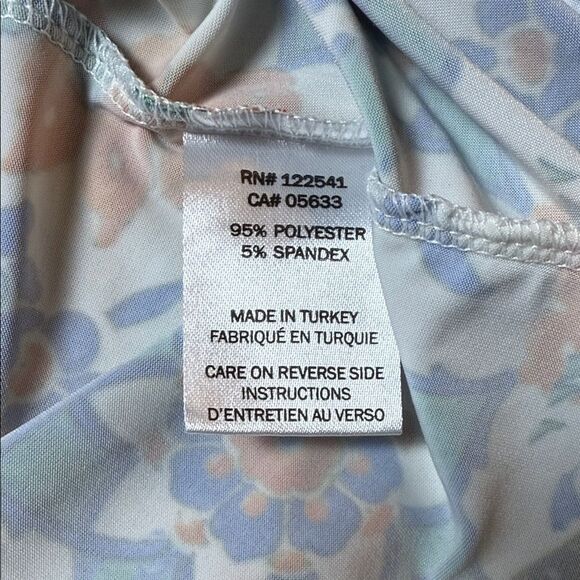 Isle By Melis Kozan Colorful Floral Pattern Sleeveles Dress Size M - Picture 6 of 11